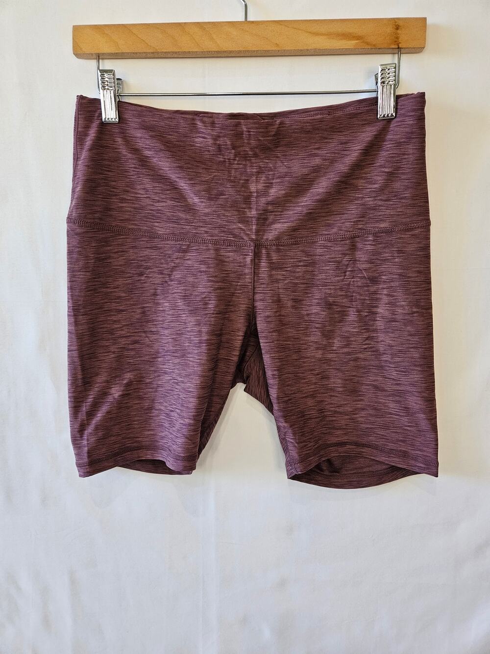 Prana Kimble Short Gym Biker Yoga Burgundy Large